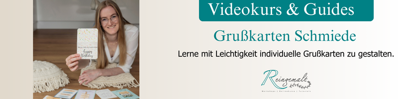 Sandra Aquarellmalen und Handlettering - Grußkarten Schmiede