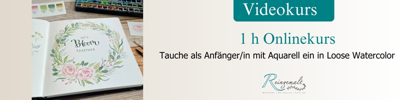 1h Onlinekurs - Loose Florals