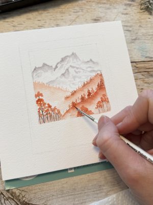 Sandra – Reingemalt – Aquarell malen lernen, einfache Letterings und DIY Grußkarten – herbstliches Aquarellmotiv – Schritt für Schritt erklärt8 Sandra - Reingemalt - Aquarell malen lernen, einfache Letterings und DIY Grußkarten - herbstliches Aquarellmotiv - Schritt für Schritt erklärt8