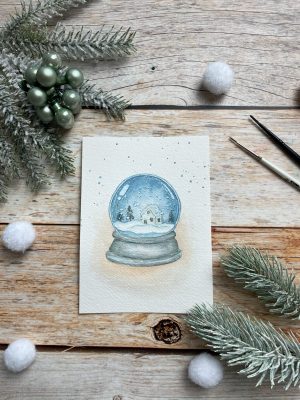 Sandra - Reingemalt - Aquarellmalen lernen, Handlettering und DIY Grußkarten - Winter Bucket List (2)
