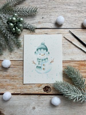 Sandra - Reingemalt - Aquarellmalen lernen, Handlettering und DIY Grußkarten - Winter Bucket List (4)