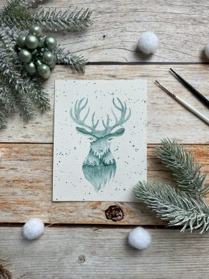 Sandra - Reingemalt - Aquarellmalen lernen, Handlettering und DIY Grußkarten - Winter Bucket List (5)