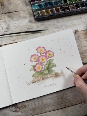Sandra - Reingemalt - Aquarellmalen lernen, Handlettering und DIY Grußkarten - Zeit für Pinsel und Farbe Frühlingserwachen (10)